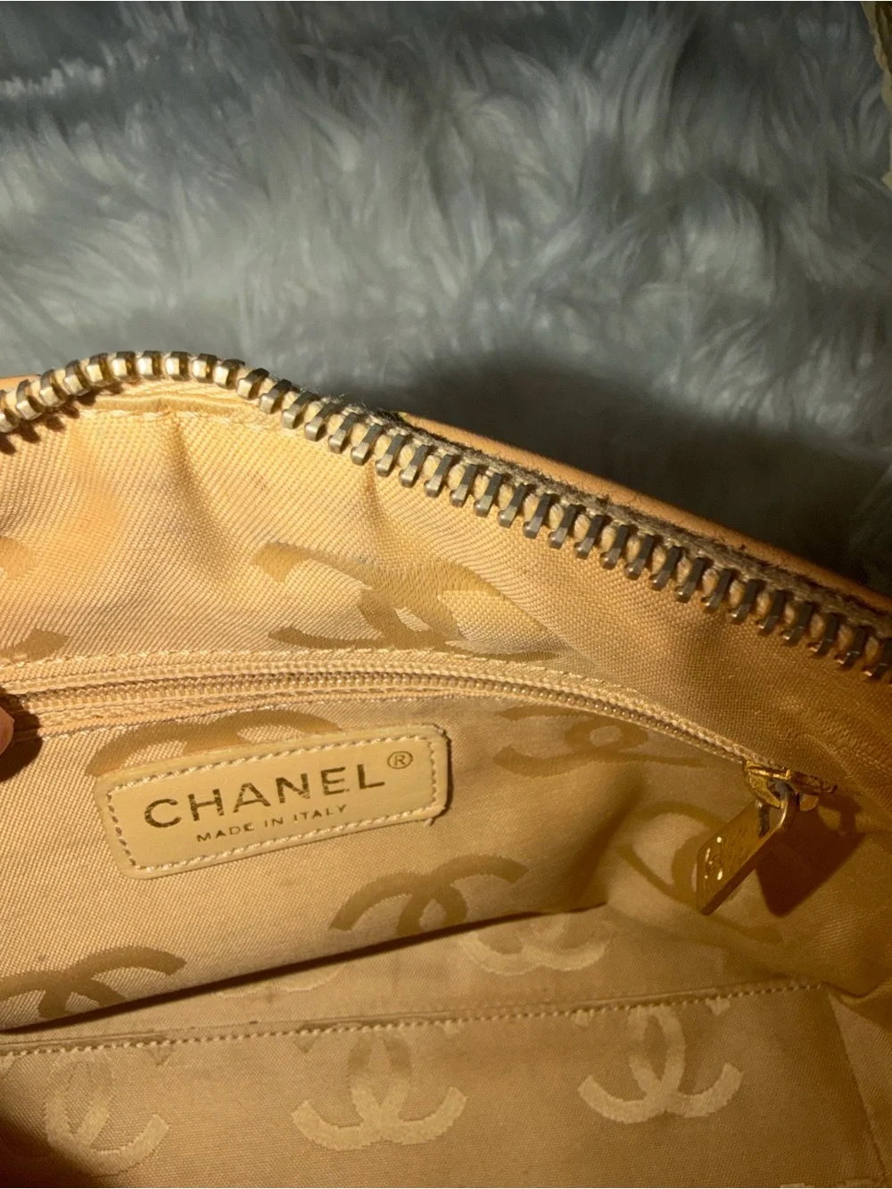 CHANEL elegant tan